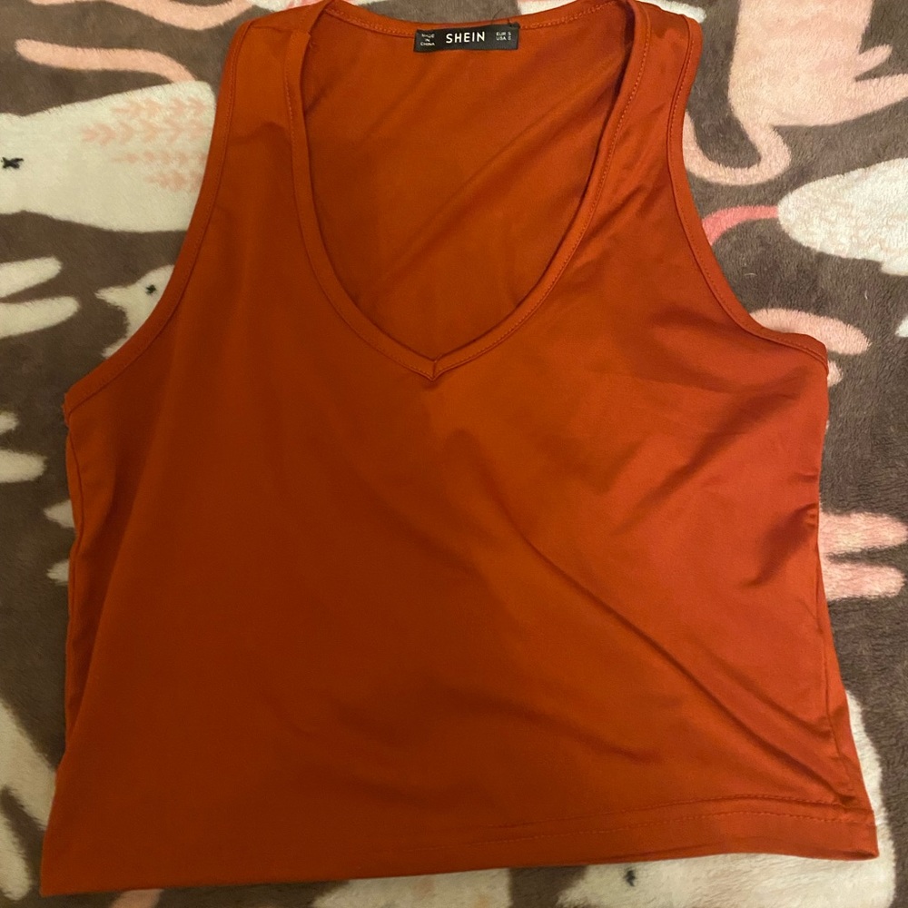 Scoop Neck Cropped Tank Top
